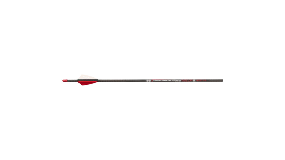 Victory VAP SS Sport Arrows, 200, 2in,Vanes 6 Pack, Carbon, VAPSSS-200FX-6