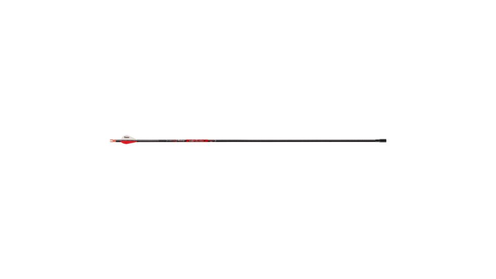 Victory VAP TKO Sport Arrows 350 2 in Vanes, Black, Pack of 6, VAPTKAS-350FQ-6