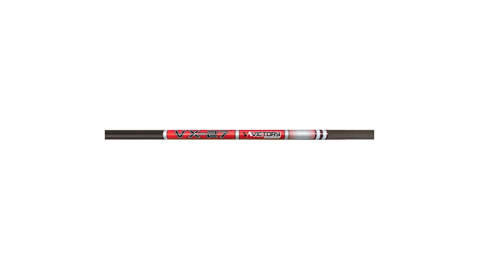 Victory VX-27 Sport Arrow Shafts, 200 Spine, 12 Pieces, Black, VX27S-200S-12
