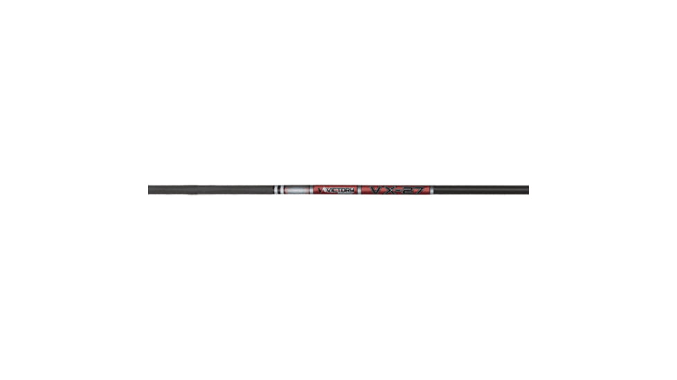 Victory VX-27 Elite Arrow Shafts 200 1 doz., Black, VX27E-200S-12