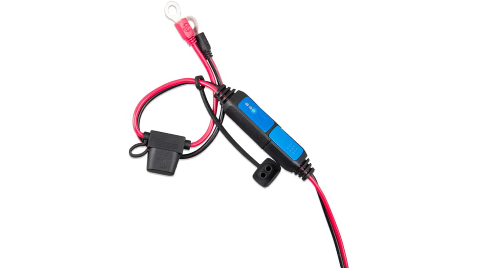 Victron Energy Battery Indicator Eyelet for Blue Smart IP65 Chargers, M8 Eyelet/30 amps ATO Fuse, Red/Black, BPC900120114