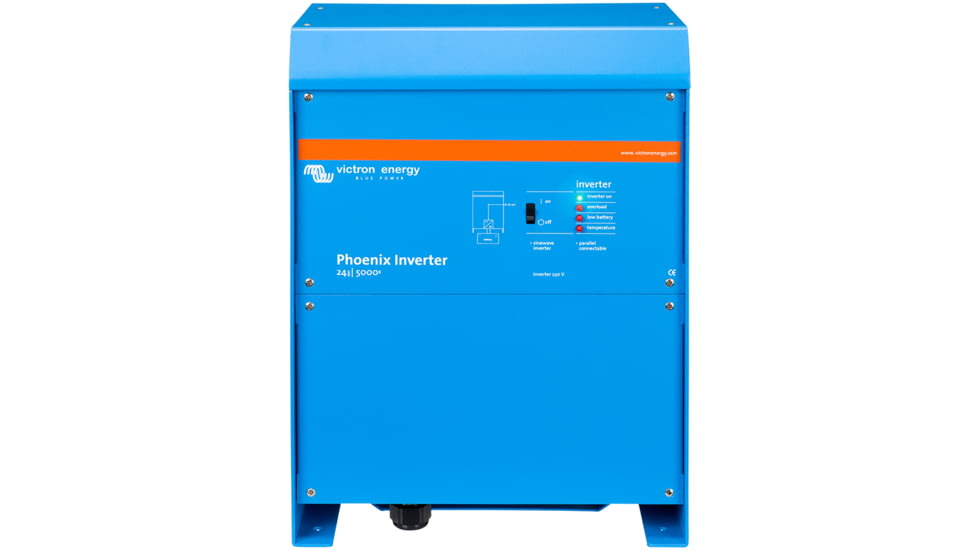 Victron Energy Phoenix Inverter, 24 volts, 5000W, 230 VAC, 50Hz, Blue, PIN245020000