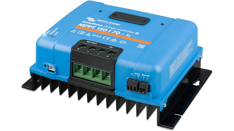 Victron Energy SmartSolar MPPT Charge Controller, 150V, 70 amps, Blue, SCC115070210