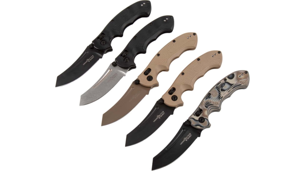 Viking Tactics Patriot Folding Blade Knife, FDE/FDE, VTAC-K7-PF-FDE