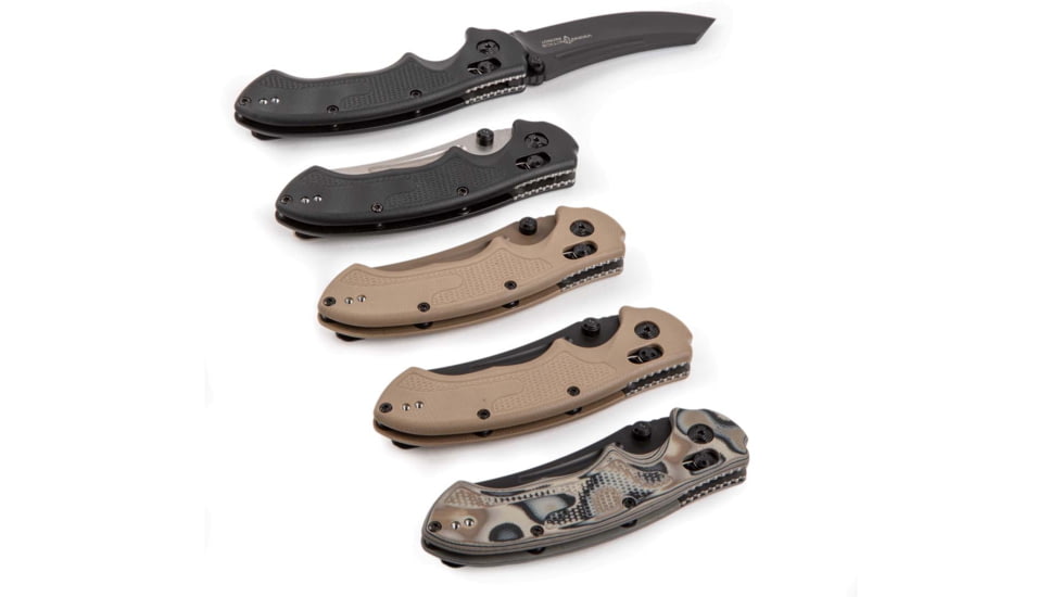 Viking Tactics Patriot Folding Blade Knife, FDE/FDE, VTAC-K7-PF-FDE