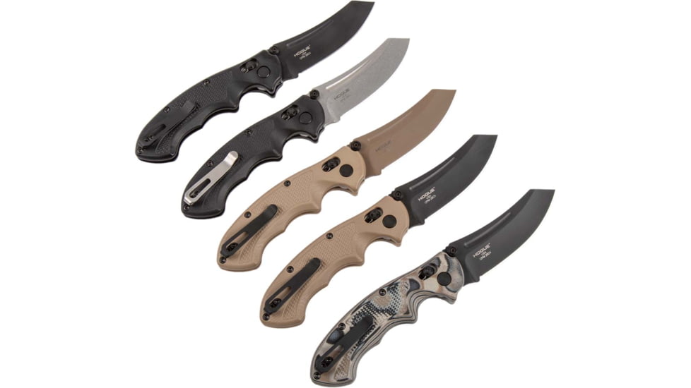 Viking Tactics Patriot Folding Blade Knife, FDE/FDE, VTAC-K7-PF-FDE