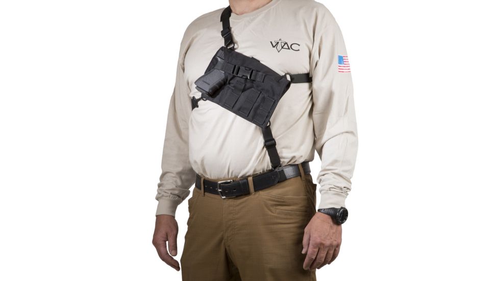 Viking Tactics VTAC Big Automatic Chest Rig, Black, VTAC-BigRig-Auto-BK