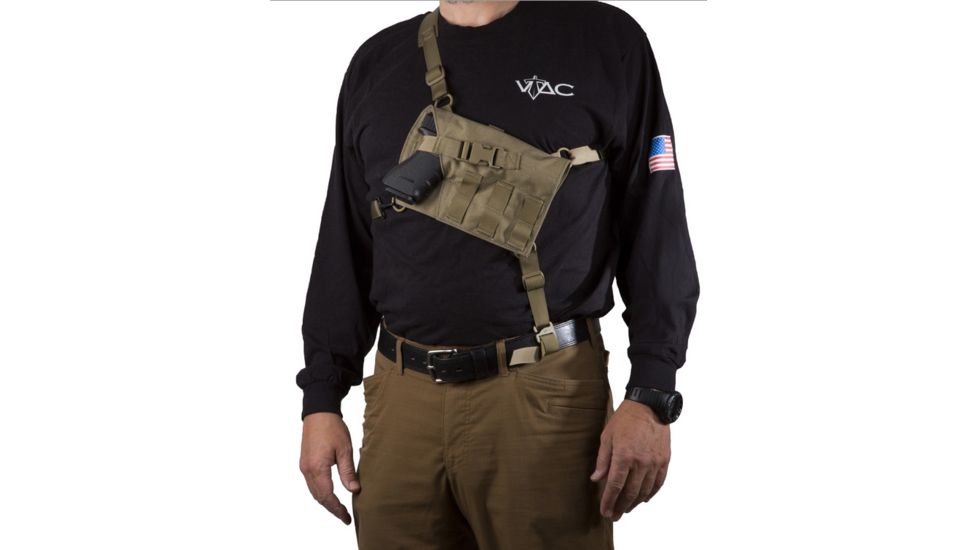 Viking Tactics VTAC Big Automatic Chest Rig, Coyote, VTAC-BigRig-Auto-CT