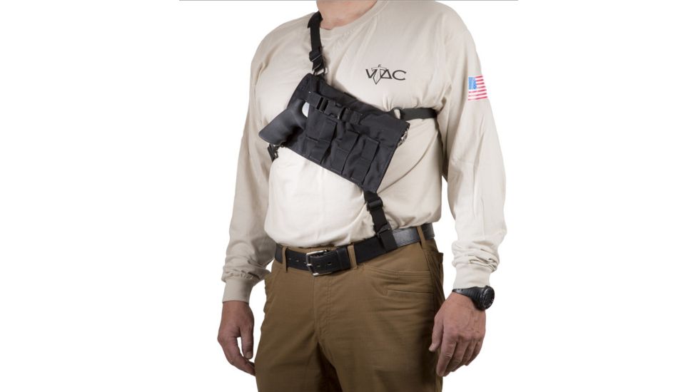 Viking Tactics VTAC Big Revolver Chest Rig, Black, VTAC-BigRig-Rev-BK