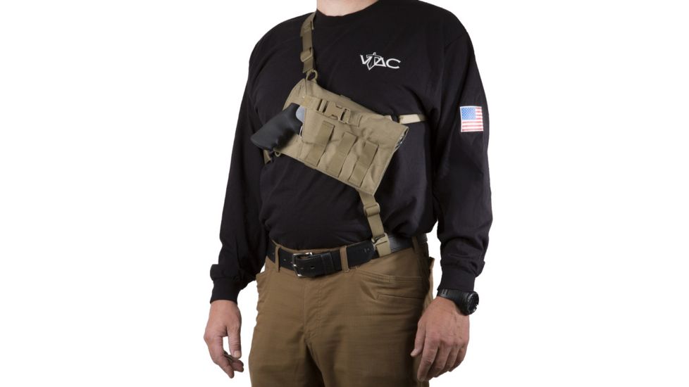 Viking Tactics VTAC Big Revolver Chest Rig, Coyote, VTAC-BigRig-Rev-CT