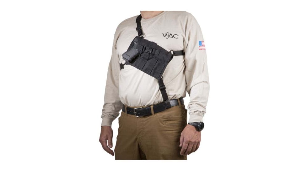 Viking Tactics VTAC Gen 2 Big Automatic Rig, Left Hand, Black, VTAC-BRGII-Auto-BK-LH