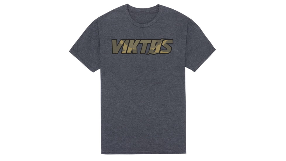 Viktos Brushstroke Tee T-Shirt - Mens, Charcoal Heather, 2XL, 1812906