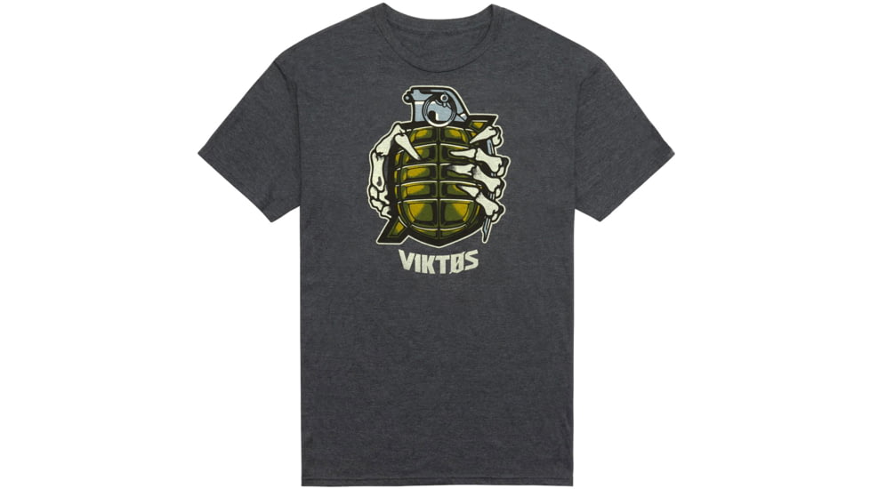 Viktos Granata Tee T-Shirt - Mens, Charcoal Heather, Extra Small, 1809801