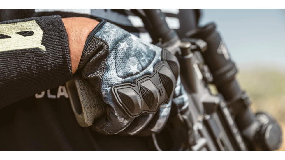 Viktos Wartorn Vented Glove, Flag Black, Small, 1204602