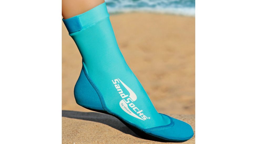 Sand Socks Soft Soled Watersport Sock - Womens-Marine Blue-X-Small