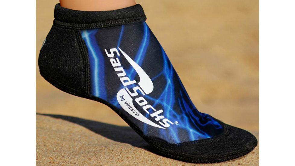 Sprite Sand Socks Watersport Sock - Mens-Blue Lightning-Medium
