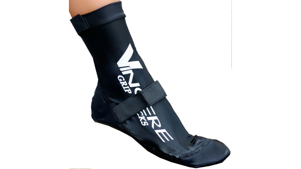 Strapped Grip Sock - Mens-Black-X-Large