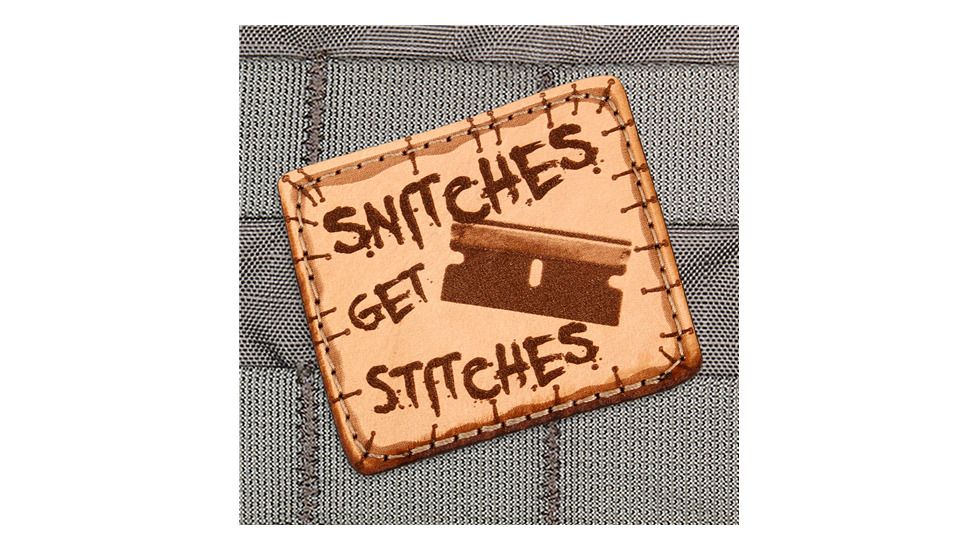 Snitches Get Stitches Razor Patch
