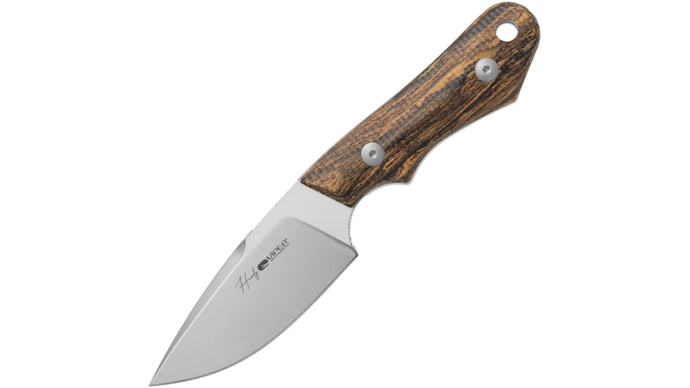 Viper Handy Fixed Blade Knife by Fabrizio Silvestrelli, 4.5in, CMP MagnaCut, Satin Blade, Bocote Wood Handle, VT4038BC
