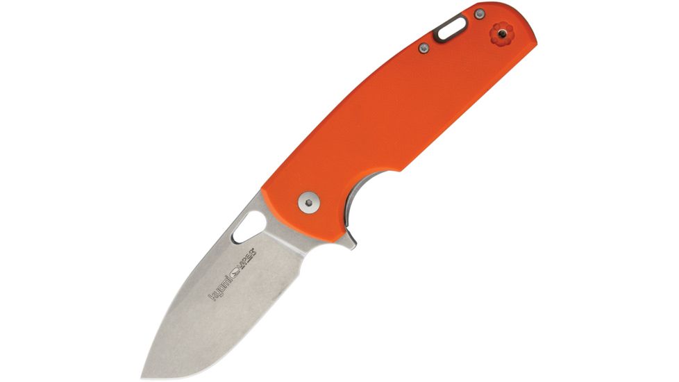 Viper Kyomi Stonewash G-10 Folding Knife, Orange, V5940GO