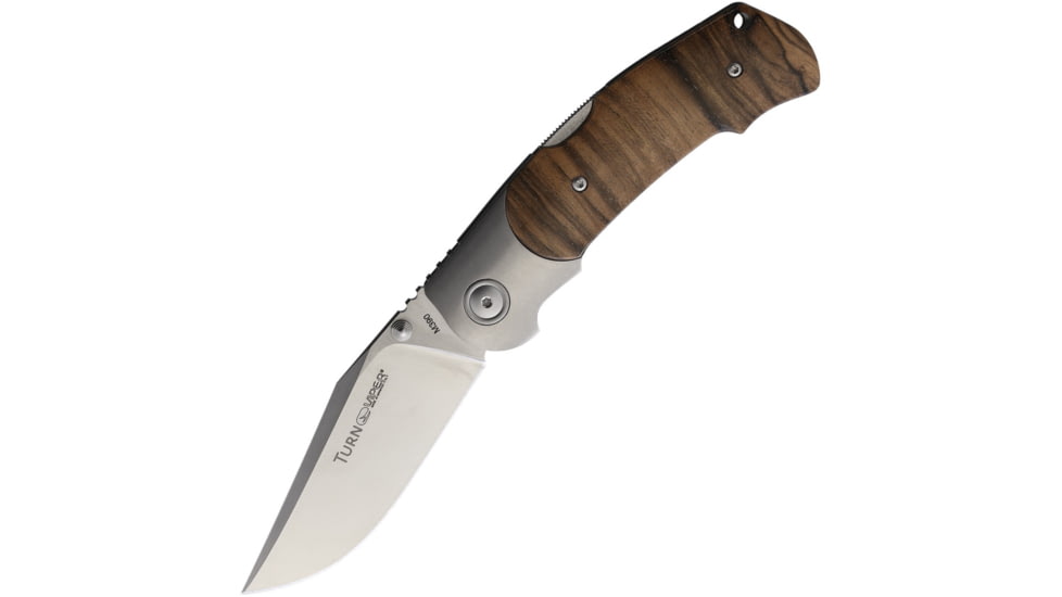 Viper TURN Lockback Folding Knife, 3.25 satin finish Bohler M390 stainless blade, Walnut handle, V5986NO