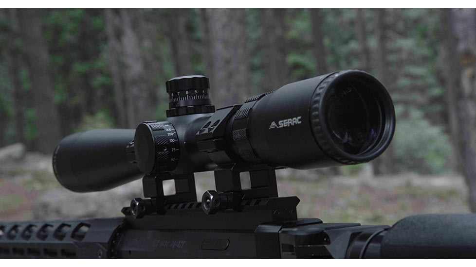 Viridian 9810007 Serac Scope 3.5-10x 40mm Obj 32 Ft @ 100 Yds FOV 30mm Tube Blac 981-0007