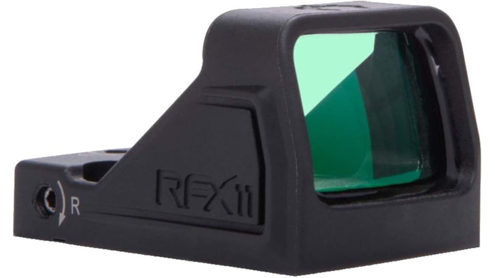 Viridian Weapon Technologies RFX11 1x16mm Green Dot Reflex Sight, 3 MOA Green Dot Reticle, Black, 9810054