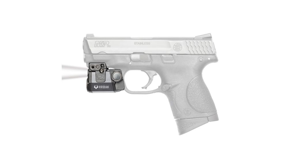 Viridian CTL Compact Tactical Light, CR2, 100-400 Lumens, Black, CTL