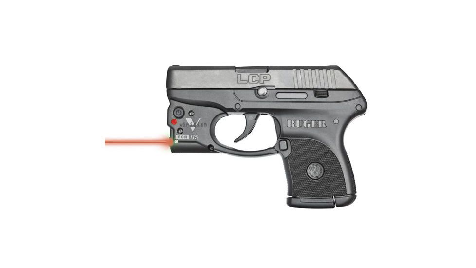 USED Viridian Reactor 5 Red Laser Sight for Ruger LCP w/ Instant-On ECR Holster R5-R-LCP, EDEMO1