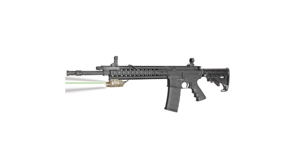 Viridian X5L-RS Green Laser And Tactical LED Light With Rotary Selector Dials For Rifles Flat Dark Earth