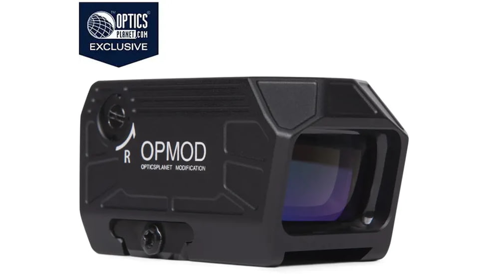 Viridian OPMOD Omega Closed Emitter Green Dot Sight, ACRO Mounting w/RMR adapter And High Picatinny Mount, Black, 981-0061