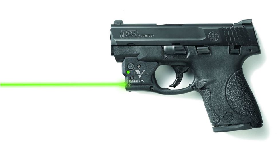 Viridian R5-Shield Reactor Kit, Green Laser Sight w/Crossbreed MiniTuck Holster for Smith &amp; Wesson Shield