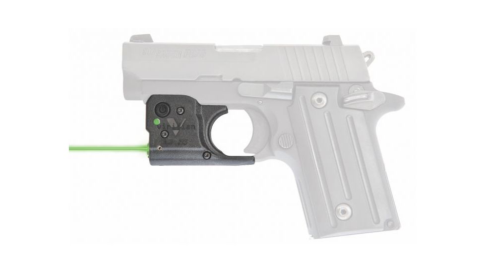 USED Viridian Reactor 5 Green Laser Sight For Sig P238/938, with ECR and Holster, EDEMO1