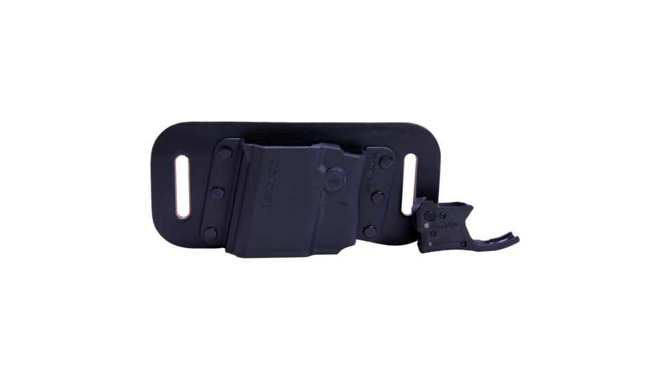 Viridian Reactor 5 Red Laser Sight for Smith &amp; Wesson M&amp;P 45acp Shield featuring ECR, w/ Hybrid Belt Holster, Black, R5-R-Shield45