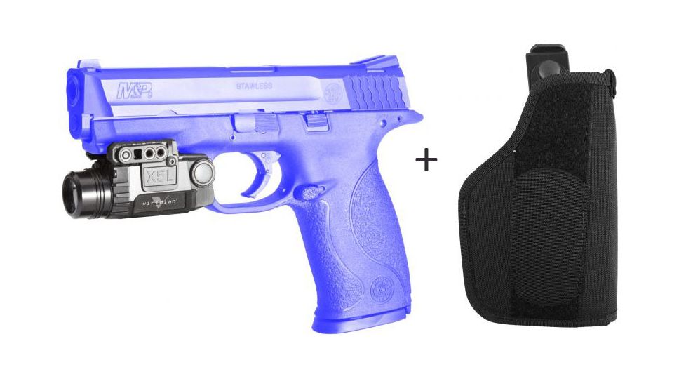 Viridian X5L GEN2 Universal Green Laser Sight w/ Viridian Nylon Holster for Large Frame Autos, GEN2X5L-KIT