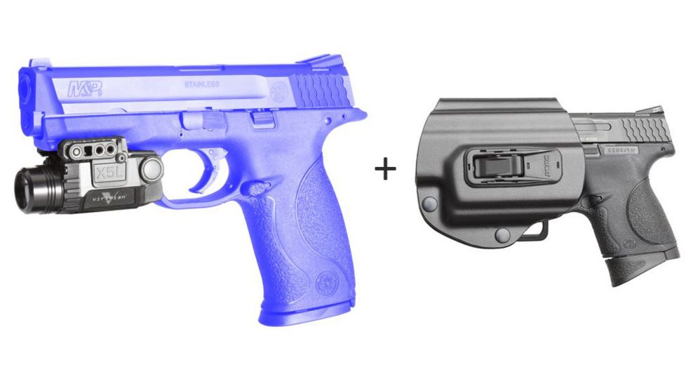 Viridian X5L GEN2 Universal Green Laser Sight w/ Viridian TacLoc Holster, Black, Ambidextrou, Springfield XD, 4in, w/X5L Gen 2 Laser TL-KH-X3, GEN2X5L-KIT2
