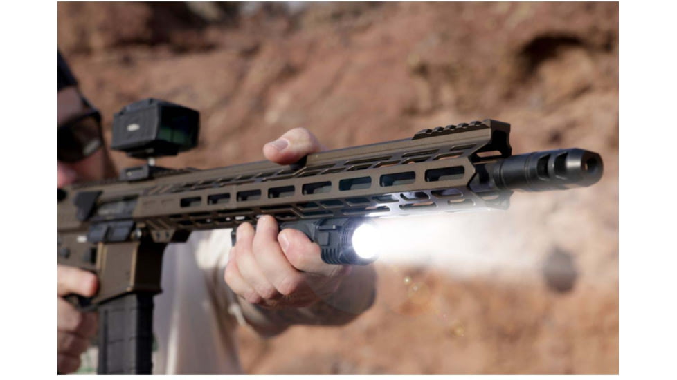 Viridian Weapon Technologies 4LUX 2K Angled Foregrip, M-LOK, 2000 Lumens, Black, 912-0089