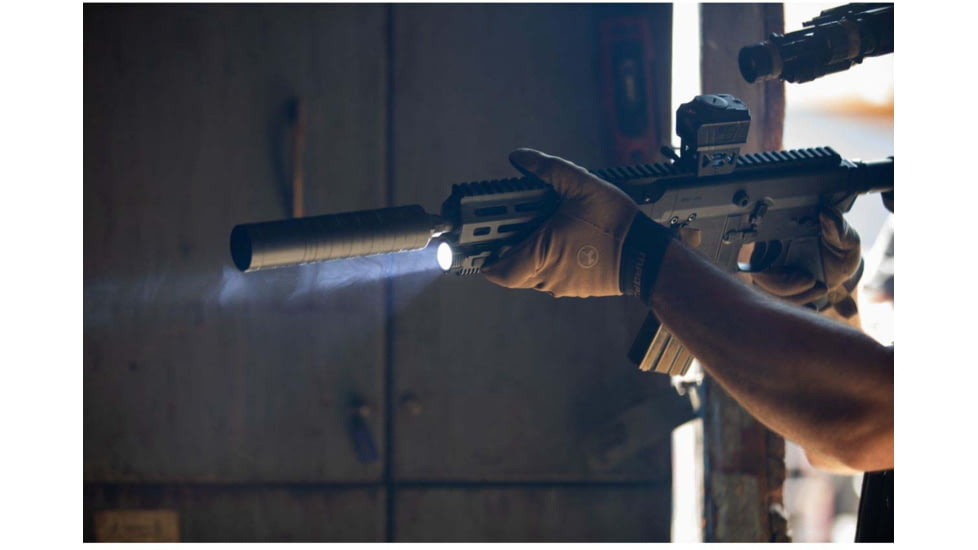 Viridian Weapon Technologies 4LUX 2K Angled Foregrip, M-LOK, 2000 Lumens, Black, 912-0089