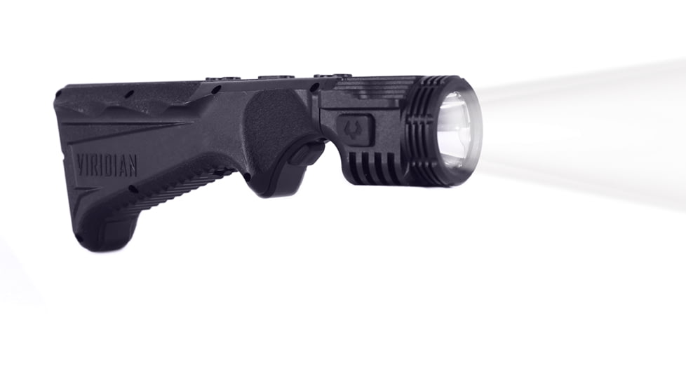 Viridian Weapon Technologies 4LUX 2K Angled Foregrip, M-LOK, 2000 Lumens, Black, 912-0089