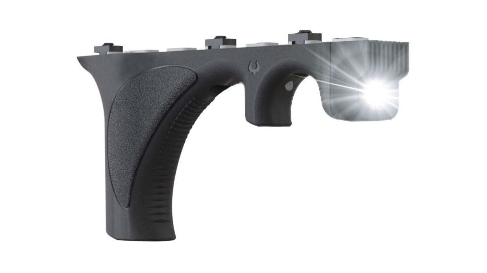 Viridian Weapon Technologies 4LUX Close Quarters 400 Lumen Grip Light, Ergonomic Grip, M-LOK, Black, 912-0072