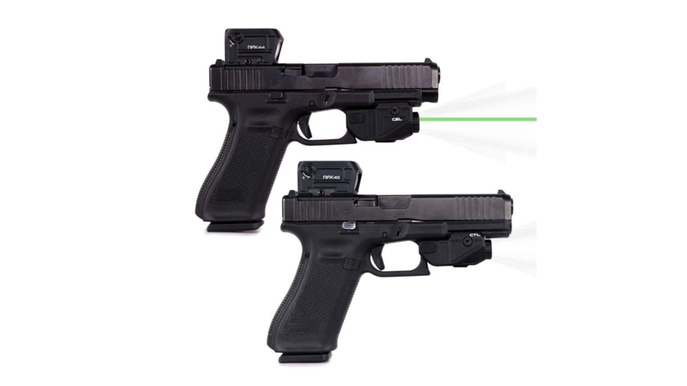 Viridian Weapon Technologies C5L Micro Compact 5mW Green Laser and 550 Lumens Tactical Light for Glock 17/19/22/23, Black, 930-0041