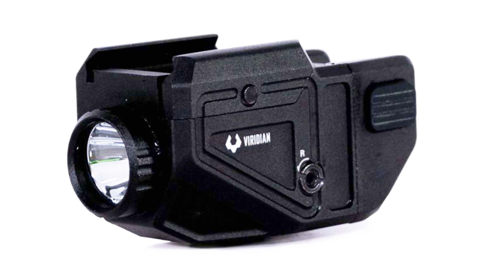 Viridian Weapon Technologies Custom C5L for Glock 17/19/22/23, Green Laser and 580 Lumen Tactical Light w/ Rechargeable Battery, INSTANT-ON, and SafeCharge Power Bank, Black, Black, 930-0041