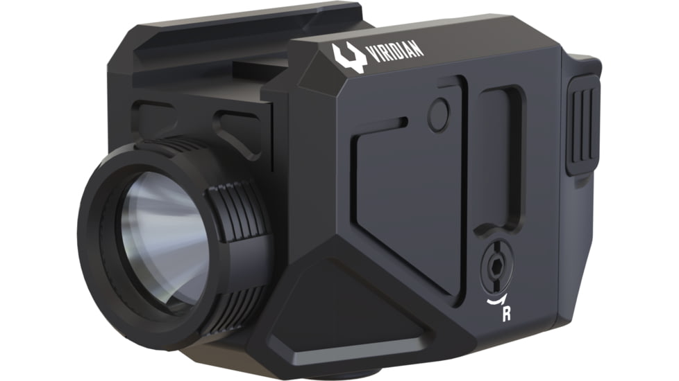 Viridian Weapon Technologies C5L Slim TBD Lumen Tactical Light w/ Rechargeable Battery, INSTANT-ON, and SafeCharge Power Bank Black, 930-0049