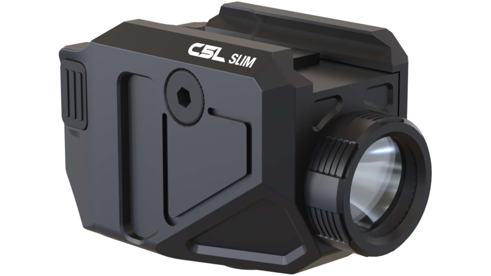 Viridian Weapon Technologies C5L Slim TBD Lumen Tactical Light w/ Rechargeable Battery, INSTANT-ON, and SafeCharge Power Bank Black, 930-0049