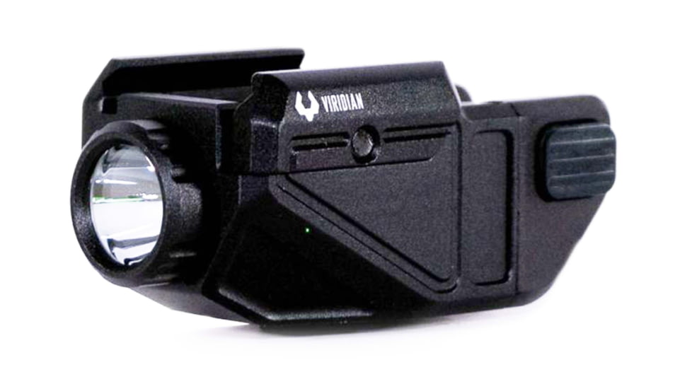 Viridian Weapon Technologies CTL Compact Rechargeable Weapon Light for Glock 17/19/22/23, 550 Lumen, Black, 930-0040