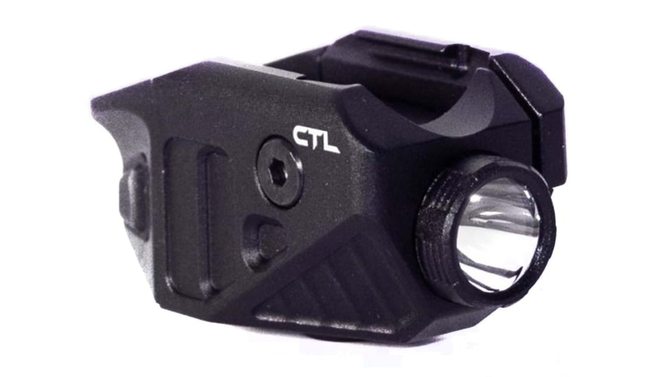 Viridian Weapon Technologies CTL Compact Rechargeable Weapon Light for Sig P365, 550 Lumens, Black, 930-0039
