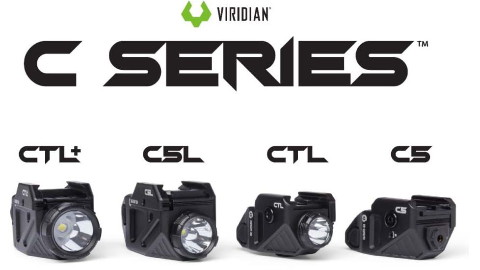 Viridian Weapon Technologies CTL Custom 525 Lumens LED Weapon Light, Lithium Ion, Black, Hellcat/Hellcat Pro, 930-0048