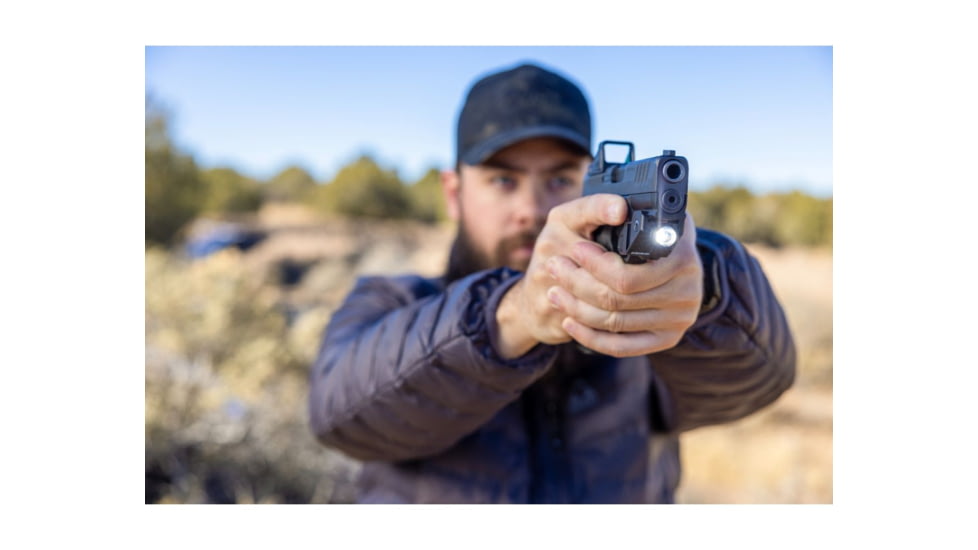 Viridian Weapon Technologies CTL Custom 580 Lumen LED Tactical Light w/ INSTANT-ON &amp; SafeCharge Power Bank, Lithium Ion, Black, 930-0043