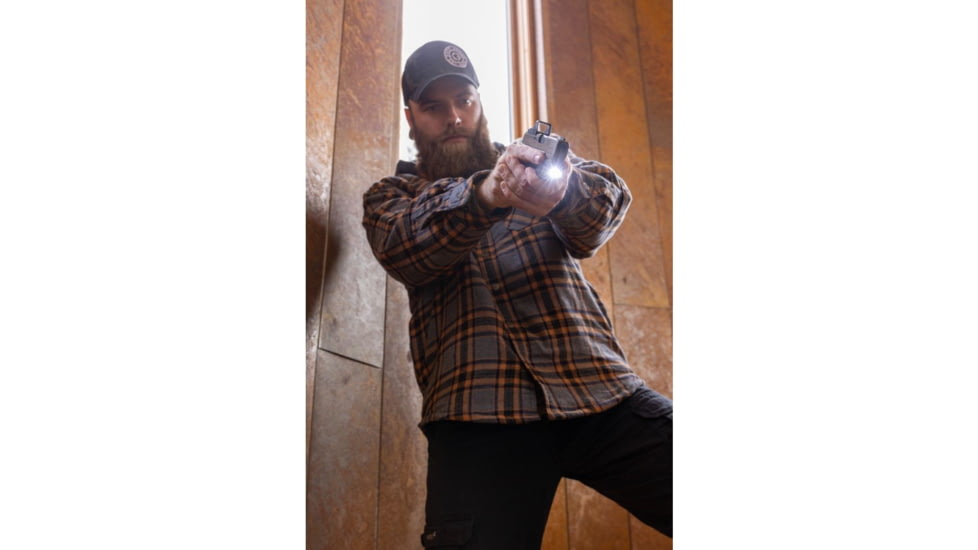 Viridian Weapon Technologies CTL Custom 580 Lumens LED Tactical Light w/ INSTANT-ON &amp; SafeCharge Power Bank, Black, Ruger RXM, Lithium Ion, 930-0043