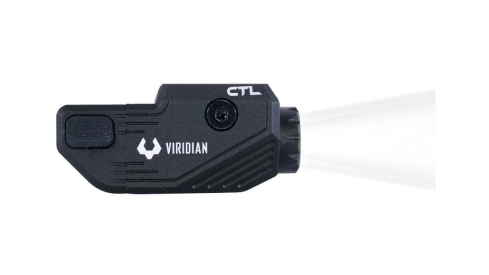 Viridian Weapon Technologies CTL Custom 580 Lumen LED Tactical Light w/ INSTANT-ON &amp; SafeCharge Power Bank, Lithium Ion, Black, 930-0043